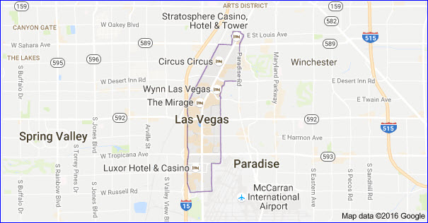 Las Vegas Strip Zip Code List & Map | Listings, School Info, HOA Fees